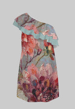 Load image into Gallery viewer, Dahlia One-Shoulder Mini Dress