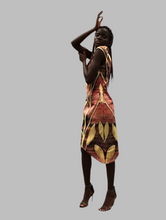 Load image into Gallery viewer, Rose Gold Sunrise Asymmetric Dress