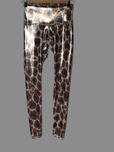 Load image into Gallery viewer, Leopard Print Designer Foil Leggings