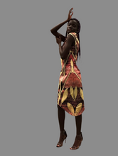 Load image into Gallery viewer, Rose Gold Sunrise Asymmetric Dress