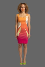 Load image into Gallery viewer, Desert Rose Square Neck Bodycon Dress Front view