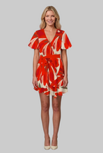 Load image into Gallery viewer, Scarlet_Bloom_Flutter_Mini_Dress