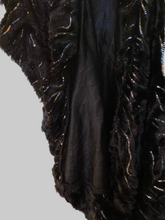 Load image into Gallery viewer, Sequined fur shawl wrap