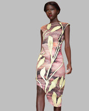 Load image into Gallery viewer, Rose Gold Sunrise Asymmetric Dress