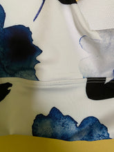 Load image into Gallery viewer, Blue Cornflower High Waist Leggings and Longline Bra Top