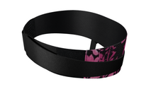 Load image into Gallery viewer, Belt: Pink Floral Leather Wrap Belt