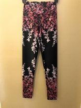 Load image into Gallery viewer, Pink Ombre' Leaves High Waist Pocket Leggings