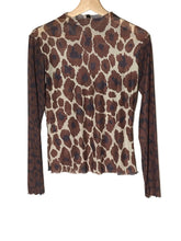 Load image into Gallery viewer, Leopard Mesh Top with Cami