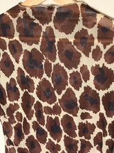 Load image into Gallery viewer, Leopard Mesh Top with Cami