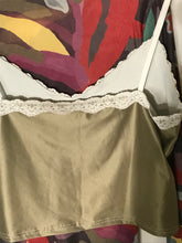 Load image into Gallery viewer, Burnished Leaf Mesh Top with Cami