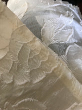 Load image into Gallery viewer, Rose White Embossed Angel Sleeve Top