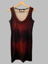 Load image into Gallery viewer, Jeweled Sunset Ombre Bodycon Dress