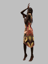 Load image into Gallery viewer, Rose Gold Sunrise Asymmetric Dress
