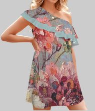 Load image into Gallery viewer, Dahlia One-Shoulder Mini Dress
