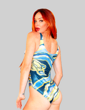 Load image into Gallery viewer, Blue Ocean Foil Swimsuit
