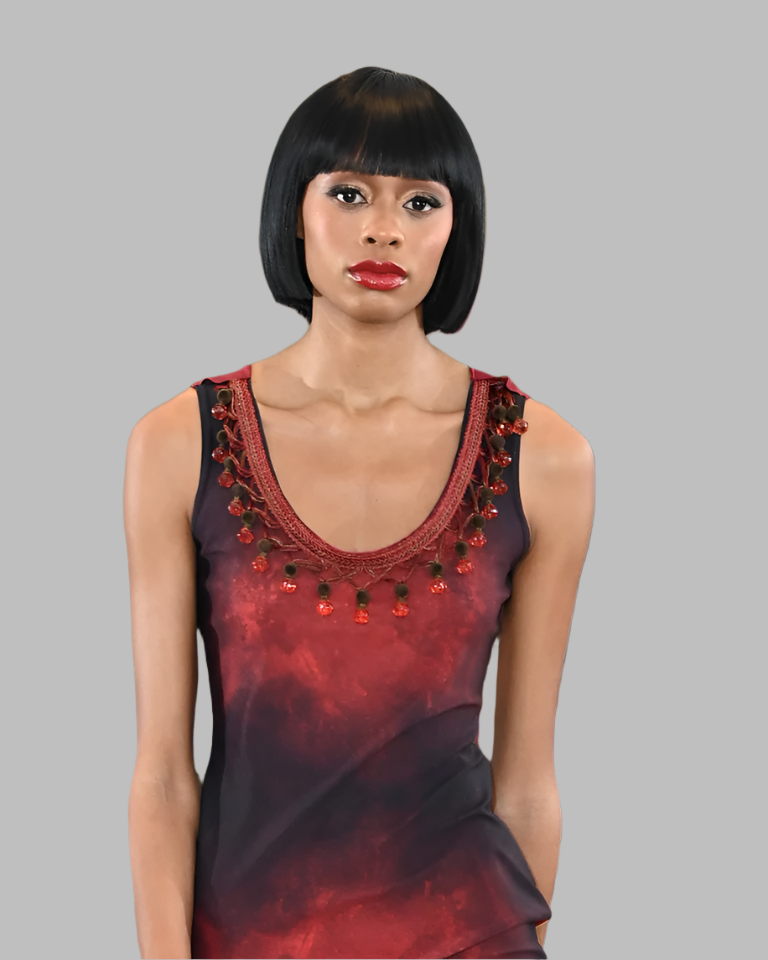 Jeweled Sunset Ombre Bodycon Dress - Inner Be Leaf - Jeweled Sunset Ombre Bodycon Dress