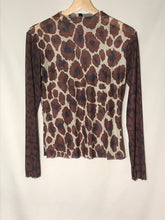 Load image into Gallery viewer, Leopard Mesh Top with Cami
